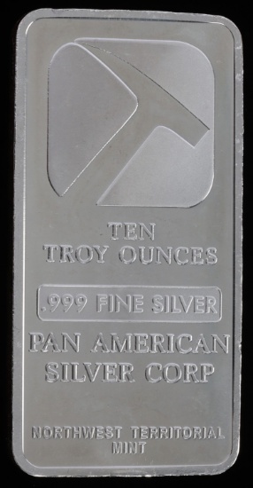 10 TROY OUNCE .999 SILVER BULLION BAR INGOT