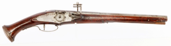 17TH C. ITALIAN WHEELLOCK MILITARY PISTOL CAL .56