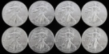 8 2015 SILVER AMERICAN EAGLE 1 OZT OUNCE BU COINS
