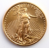 2013 GOLD 1/10 OZT OUNCE AMERICAN EAGLE BU COIN