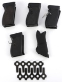 10 WWII P08 TAKEDOWN TOOLS & 5 POST WAR P38 GRIPS