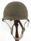 ISRAELI M-1 KASDA HELMET WITH LINER & CHIN STRAP