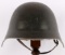 WWII SWISS M1918 STEEL COMBAT HELMET