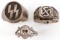 LOT OF 3 WWII GERMAN SS RINGS 5TH PANZER