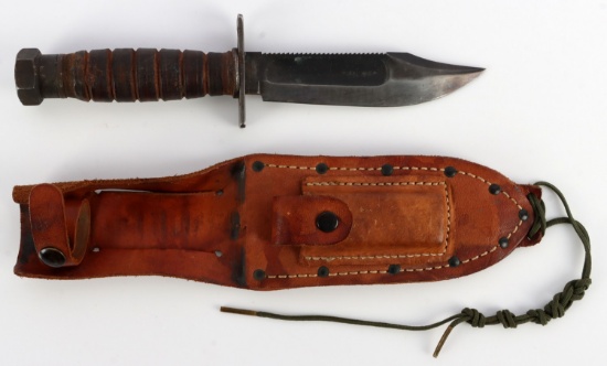 VIETNAM 1967 JET PILOT SURVIVAL KNIFE W SHEATH
