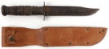 WWII KA-BAR USN MK2 FIGHTING KNIFE