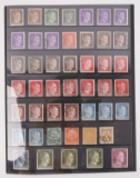LOT OF 46 WWII GERMAN ADOLF HITLER POSTAGE STAMPS