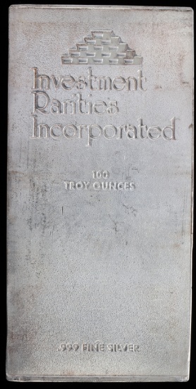 100 TROY OUNCE 999 FINE SILVER BULLION BAR