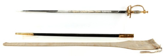 WWII GERMAN LUFTWAFFE 1ST MODEL GENERALS SWORD