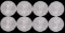 8 2016 1 OZT OUNCE SILVER AMERICAN EAGLE BU COINS