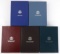 1986 TO 1990 5 U.S. MINT PRESTIGE SET W SILVER $