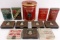 LOT OF 12 VINTAGE ANTIQUE TOBACCO CANTEENS