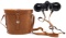 VINTAGE CARL ZEISS JENA CASE W JAPANESE BINOCULARS