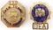 LOT OF 2 OBSOLETE NEW YORK LAW ENFORCEMENT BADGES