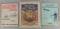 3 WWI SPANAM SHEET MUSIC CHARLES LINDBERGH CAISSON
