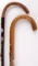 LOT 2 ANTIQUE GERMAN TOURIST HIKING CANE BADGES
