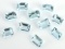 8.8 CARATS OF LOOSE CUT AQUAMARINE BERYL GEMSTONES