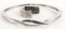 STRELING SILVER BLACK AND WHITE DIAMOND BRACELET