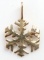 14KT YELLOW GOLD  AND DIAMOND SNOWFLAKE
