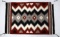 NATIVE AMERICAN NAVAJO RUG WITH GEOMETRIC DESIGN