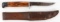 6 INCH ANTIQUE BONE HANDLE FIXED BLADE KNIFE