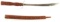 FILIPINO BOLO SWORD WITH WOODEN SHEATH
