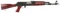 ZASTAVA ZPAP M70 RED WOOD AK-47 CAL 7.62X39 NIB