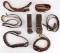 2 GUN BELTS & 6 RIFLE SLING LOT