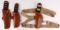 3 BUFFALOE MAKER SHOULDER HOLSTER LOT 1 COMPLETE