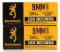300 ROUNDS OF BROWNING 9MM 124 GRAIN AMMUNITION