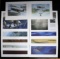 LOT OF 11 PILOT SIGNED AVIATION PRINTS