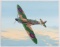 PAINTING OF A SUPERMARINE SPITFIRE RAY WADDEY