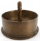 WWII 1945 DATED 90MM TRENCH ART ASHTRAY