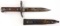 WWII BOWIE POINT FINNISH M1928 BAYONET & SCABBARD