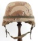 GULF WAR EARLY USGI PASGT HELMET WITH CAMO COVER