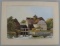 WWII GERMAN THIRD REICH ADOLF HITLER PAINTING COA