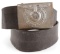 WWII GERMAN SS ENLISTED MAN BELT AND BUCKLE