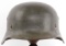 WWII GERMAN REICH M40 HELMET WITH WHITE WASH