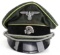 WWII GERMAN THIRD REICH SS OFFICER VISOR CAP