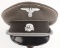 WWII GERMAN THIRD REICH SS OFFICER VISOR CAP
