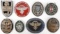 WWII GERMAN THIRD REICH SHIELDS & PLAQUES LOT OF 8