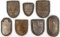 WWII GERMAN THIRD REICH CAMPAIGN SHIELDS LOT OF 7