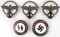 WWII GERMAN THIRD REICH BADGES LOT OF 5 HJ NSDAP
