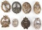 WWII GERMAN THIRD REICH WEHRMACHT BADGES LOT OF 8