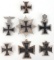 WWII GERMAN THIRD REICH IRON CROSS LOT OF 7