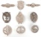 WWII GERMAN THIRD REICH WEHRMACHT BADGES LOT OF 9