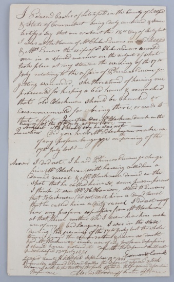 1821 DEPOSITION WIFE ACOSTED USING BAD LANGUAGE