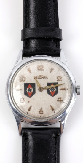 WWII GERMAN THIRD REICH HITLERJUGEND WRISTWATCH