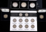 3 COMMEMORATIVE COINS & 2 PROOF SUSAN B. 1 UNC SET