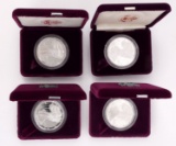 AMERICAN EAGLE SILVER PROOF LOT OF 4 MIXED DATE